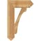 Ekena Millwork Legacy Arts & Crafts Rough Sawn Bracket, Western Red Cedar, 6"W x 22"D x 34"H BKT06X22X34LEC03RWR - alternate 3